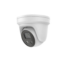 Cantek CT-NC454-XDAU-SL 4 Megapixel H.265+ Strobe Light Audible Warning True WDR EXIR Turret Network Camera