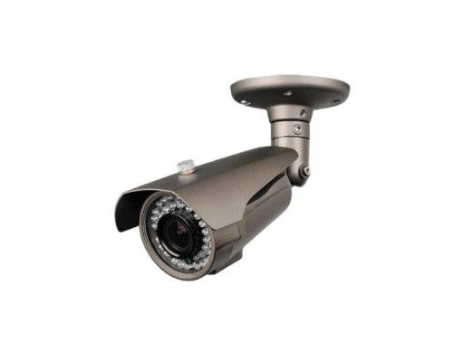 Cantek CT-W-CVI-IR42-2M-2812-B 1080P HD-CVI IR Bullet Camera, 2.8-12mm, Dark Gray