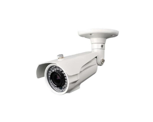 Cantek CT-W-CVI-IR42-2M-2812-W 1080P HD-CVI IR Bullet Camera, 2.8-12mm, White