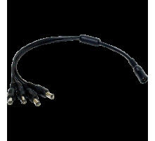 Cantek Plus CTP-PIGTAIL-1IN4OUT DC Male Pigtail with 1 In / 4 Out