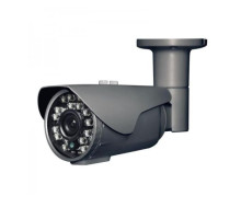 Cantek Plus CTP-TF19STB-2.8 1080p HD-TVI IR WDR Dual BNC Output Bullet Camera, 2.8mm Lens, Gray