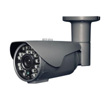 Cantek Plus CTP-TF19STB HD-TVI 1080p Outdoor IR Bullet Camera, 3.6mm Lens, Gray