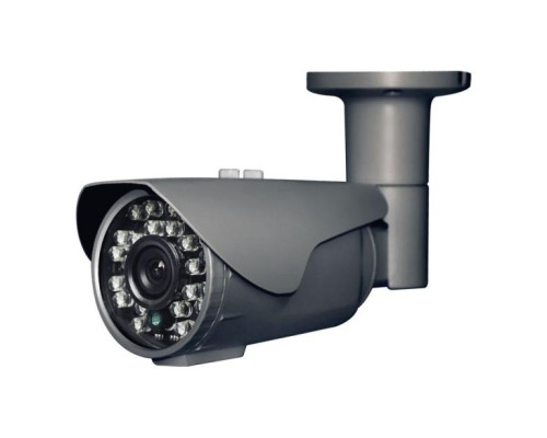 Cantek Plus CTP-TF19STB HD-TVI 1080p Outdoor IR Bullet Camera, 3.6mm Lens, Gray