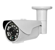 Cantek Plus CTP-TF19STB-W HD-TVI 1080p Outdoor IR Bullet Camera, 3.6mm Lens, White