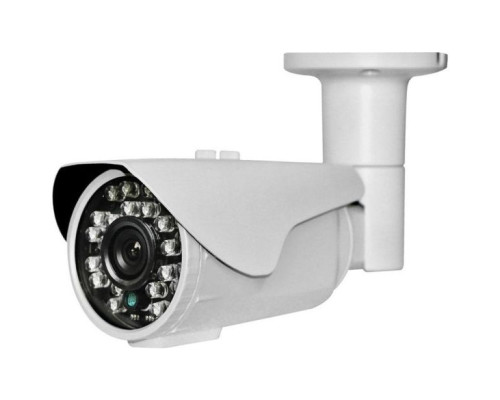 Cantek Plus CTP-TF19STB-W HD-TVI 1080p Outdoor IR Bullet Camera, 3.6mm Lens, White