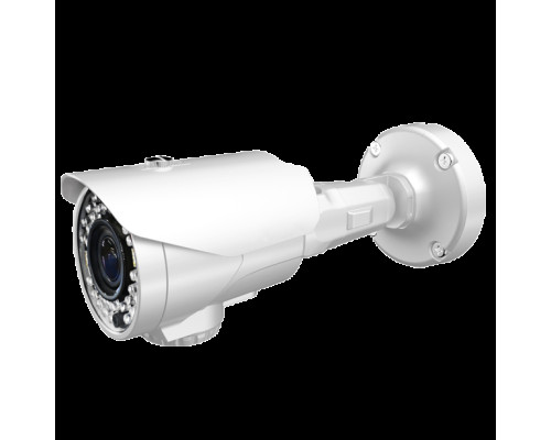 Cantek Plus CTP-TV29AB-W 1080p IR Outdoor Bullet Camera, 2.8-12mm Lens, White