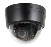 Speco CVC5825DNV 600 TVL Color Day/Night Indoor Dome Camera, 2.8 -12mm Lens, Black Housing