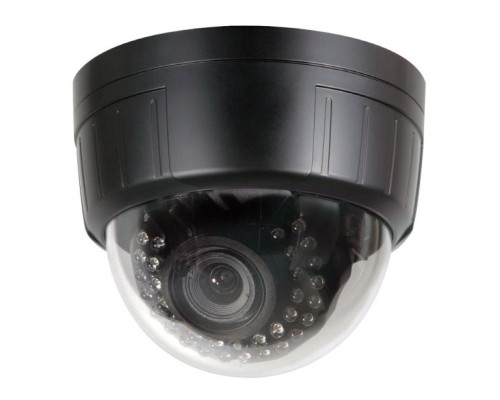 Speco CVC5825DNV 600 TVL Color Day/Night Indoor Dome Camera, 2.8 -12mm Lens, Black Housing