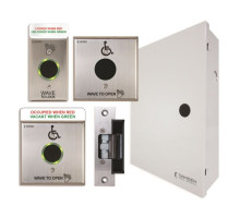 Camden Door Controls CX-WC16-PSFE Touchless Switch Restroom Kit, BiLingual