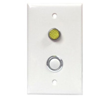 Alpha SF113LY 1-Gang Pushbutton+Yellow LED Station