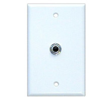 Alpha SF001J 1 Gang Wall Plate + Phono Jack