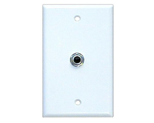 Alpha SF001J 1 Gang Wall Plate + Phono Jack