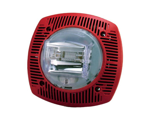 Bosch G-SSPK24-15/75WLPR Fixed-Candela Wall-Mount Speaker Strobe - Red