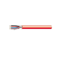 West Penn 603164BRD1000 4C 16G Solid, Shielded Fire Alarm Cable, Red, 1000'