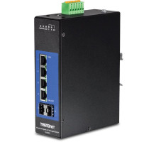 TRENDnet TI-G642i 6-Port Industrial Gigabit L2 Managed DIN-Rail Switch