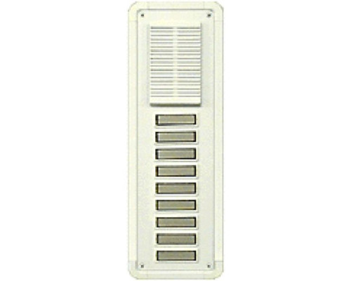 Alpha TTM9W 9 Button Speaker Panel-White-Flush