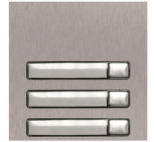 Alpha NX3130 3 Buttons Nexa Panel Module-Stainless Steel