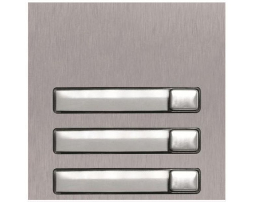 Alpha NX3130 3 Buttons Nexa Panel Module-Stainless Steel