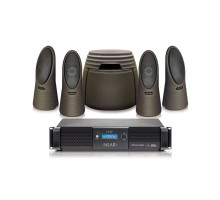 Bogen NEARSCAPES-1G44-1DSP Complete Outdoor Audio Speaker System with DSP Amplifier