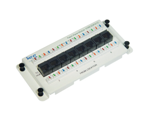 ICC ICRESDPA1C 8-Port CAT 5e Resi Data Module