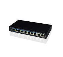 Syncom KA-FG10P-120SX 8 Port Industrial Grade Fast Ethernet PoE Switch with 2 Port Gigabit Uplinks