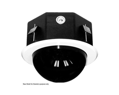 Pelco DF8A 8-inch Fixed In-celing Housing with Smoked Dome