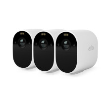 Arlo VMC2330-100NAS Wireless 1080p Color Night Vision Camera, 3 Pack, White