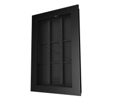 Peerless-AV KIP742 42' Portrait In-Wall Kiosk Enclosure, Black