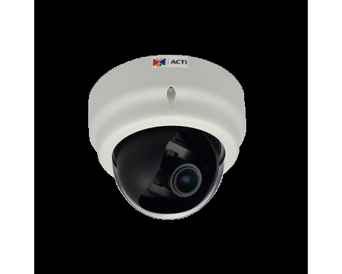 ACTi E67 2 Megapixel Indoor Network Vandal Dome Camera, 2.8-12mm Lens