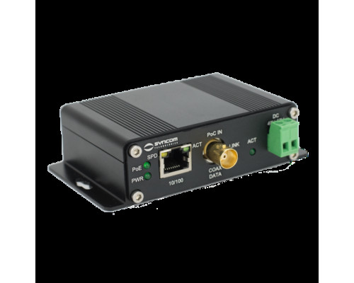 Syncom KA-EOCP-T Ethernet Over Coax Transmitter with PoE Media Converter