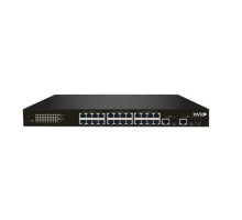 InVid VIS-LRPOE24-2 24-Port PoE Switch with 2x Gigabit Combo Port