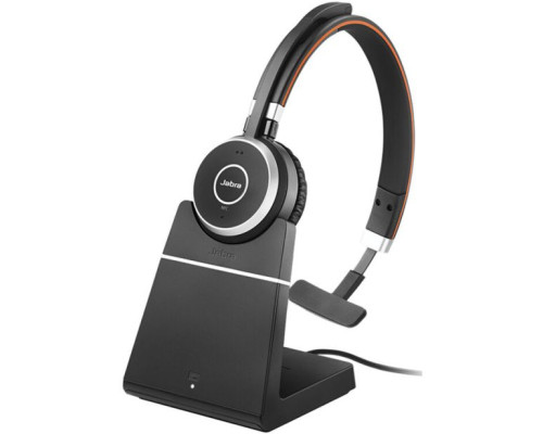 Jabra 6593-823-399 EVOLVE 65+ MS Mono Bluetooth Headset with Charging Stand