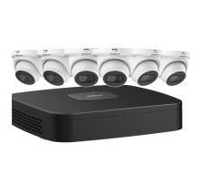 Dahua N484E62B 6 Camera 2K IP Security System, 4MP Video, 8ch NVR