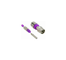 ICM Corp FSRCA15RGB RCA, Multi Pc., RGB 22-24 AWG (Purple)