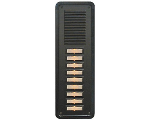 Alpha TTM9B 9 Button Speaker Panel-Brown-Flush