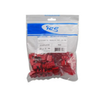 ICC IC107L6CRD EZ CAT 6 Keystone Jacks, 25-Pk, Red