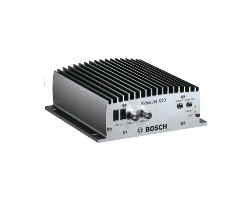 Bosch VJT-X20S-H008 X20 Rugged Video Encoder with 2 Video Inputs and a 80 GB Hard Disk