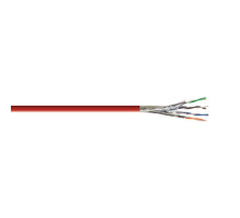 Kramer BCLS-45RD-5 CAT 7 S/FTP 23AWG 750MHz Bulk Cable, 1640 Feet, Red