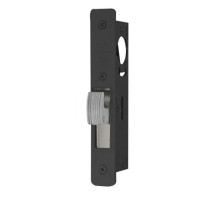 Adams Rite MS1850SN410-335 ANSI Deadbolt Flat Faceplate in Black Anodized