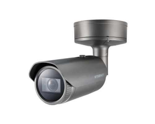 Hanwha Vision PNO-A9081RLP 4K Outdoor IR Bullet AI camera with Wisenet Road AI with 4.5-10mm Lens