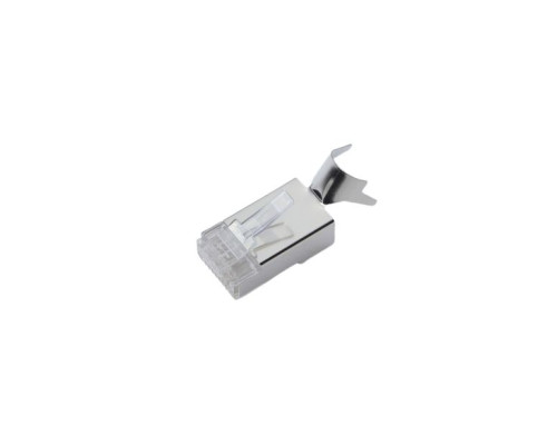 West Penn 106192 Cat6 Shielded Connector, White, Pack of 50