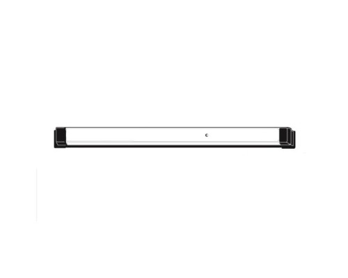 Adams Rite 8099-M1-3030-04 Active Dummy Pushbar with Single Monitor Switch for Aluminum Doors, 30