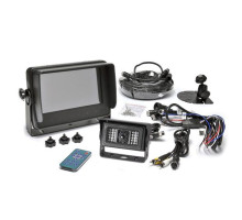 RVS System RVS-8129900Q Backup Camera Waterproof Quad View Monitor