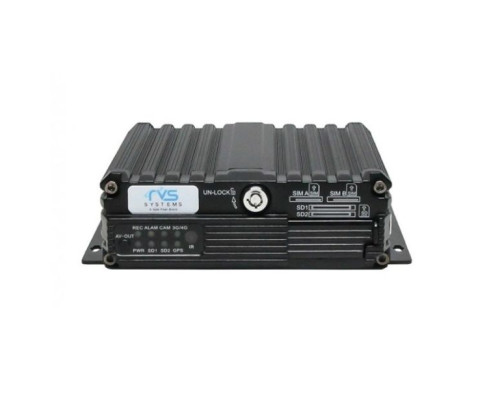 RVS Systems RVS-5500-01 MobileMule 5 Channel Mobile DVR With GPS Tracking and Live Video Options, No HDD