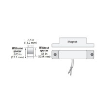 GRI AC29P-B 10 Pack Dual Function Switch, Brown