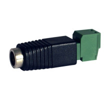 Speco DCPLGBLOKM DC Plug to Terminal Block, Male, Pack of 10