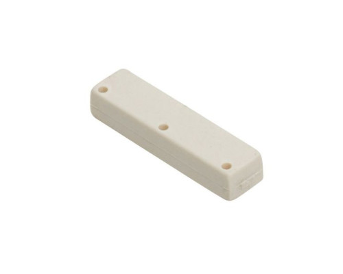 Nascom N90WGW-M 1/4' Stick on Magnet Ultra Mini, Brad Holes, White