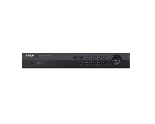 InVid UN1B-8X8-20TB 8 Channel NVR with 8 Plug & Play Ports 80 Mbps, 2 HD Bays, 4K, 20TB