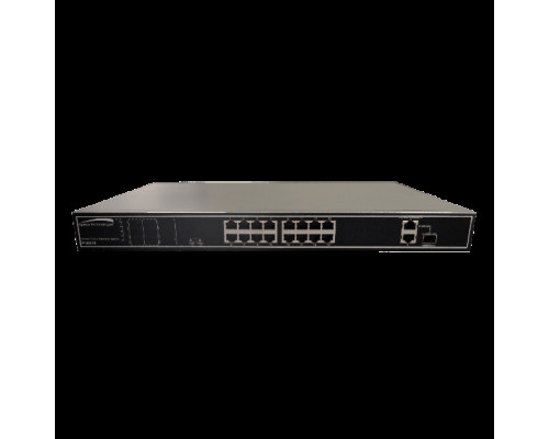 Speco P16S18G 18-port Gigabit Network Switch with 16-ports PoE