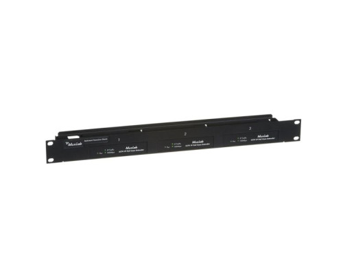 Muxlab 500905 3 Port Rackmount Transceiver Chassis